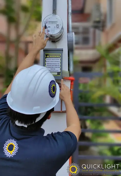 A close-up of a high-efficiency monocrystalline solar panel showing its sleek design.